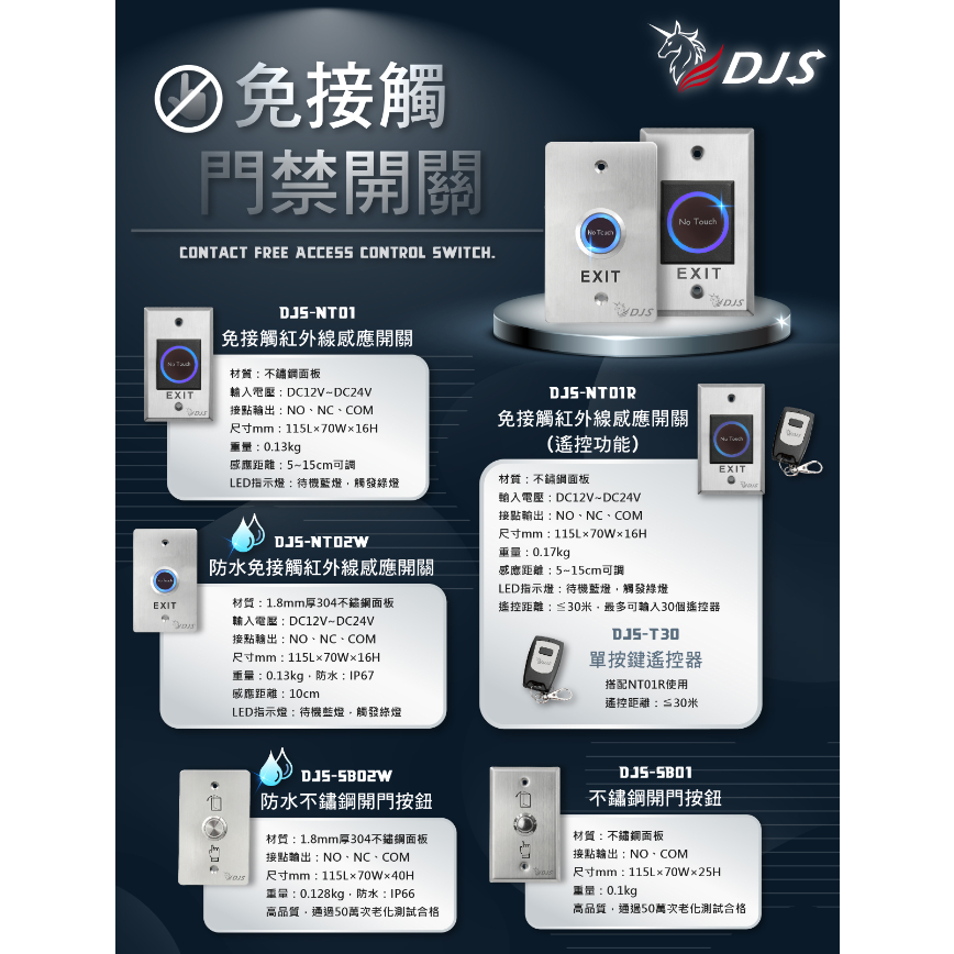 昌運監視器  DJS-T30 單按鍵遙控器, , large