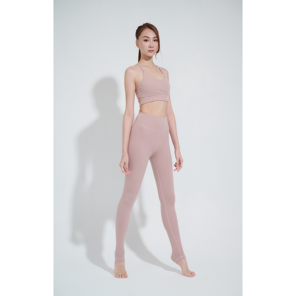 YOGA FLOW Aurora Bra 後背挖洞短版上衣 - 玫瑰石英粉 Rose Quartz, , large