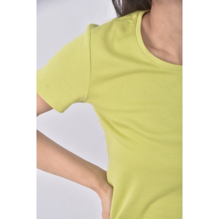 (S) uniqlo質感棉質綠色短袖上衣二手衣, , large