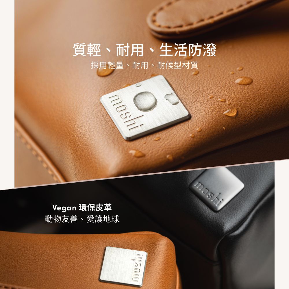 Helios Lite 時尚雙肩後背包-焦糖棕, , large
