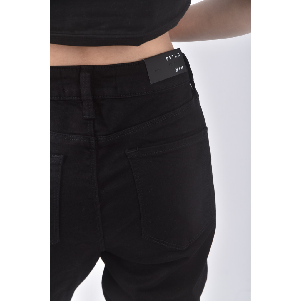 (M) dstld質感黑色長褲二手衣, , large