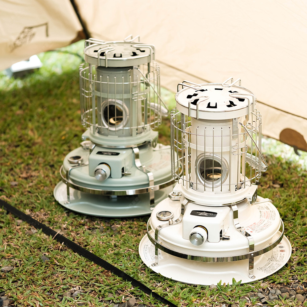 【可易家電】日本千石阿拉丁 精品級藍焰煤油暖爐 BF-4001-W(簡約白), , large