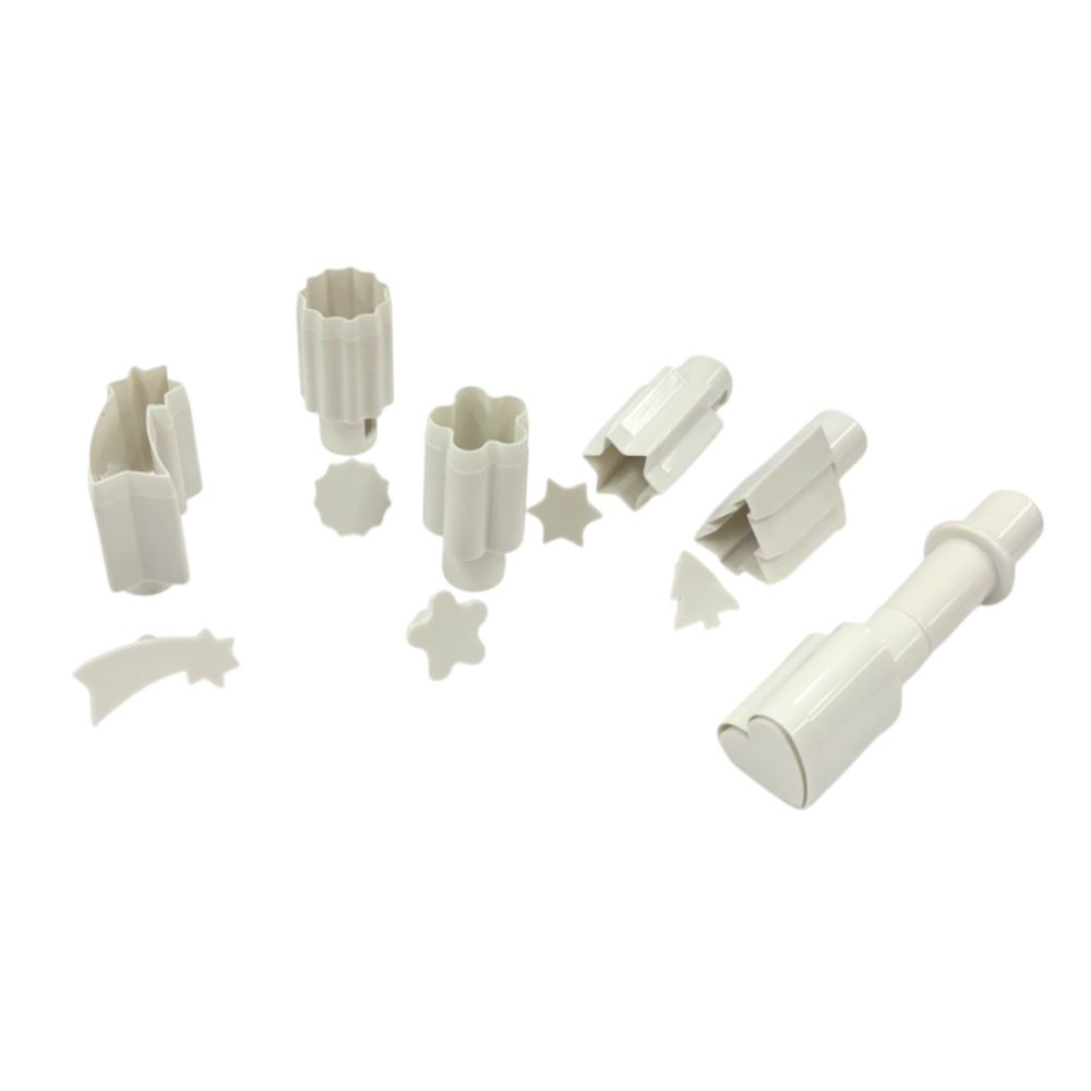 金德恩 GS MALL 台灣製造 六種圖型餅乾模組 起司模型 奶油塊造型 巧克力模具 工具料理 烘焙模具 餅乾模型, , large