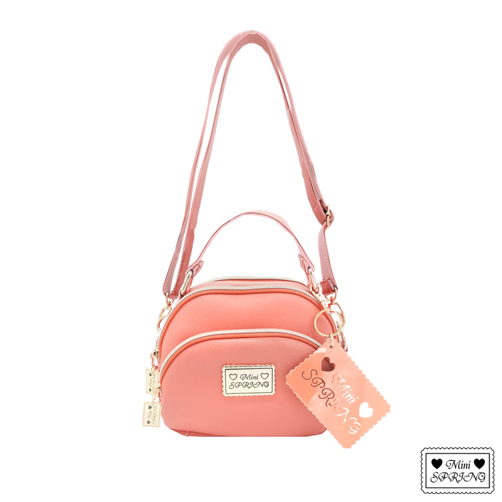 MINI SPRING-經典法式餅乾小巧包 皮質斜背包 皮質手提包 MIT台灣製造皮包 -多色, , large