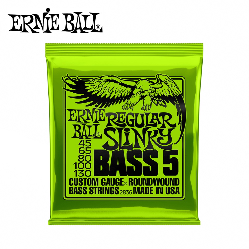 ERNIE BALL 2836 Regular Slinky 45-130 五弦電貝斯套【敦煌樂器】, , large