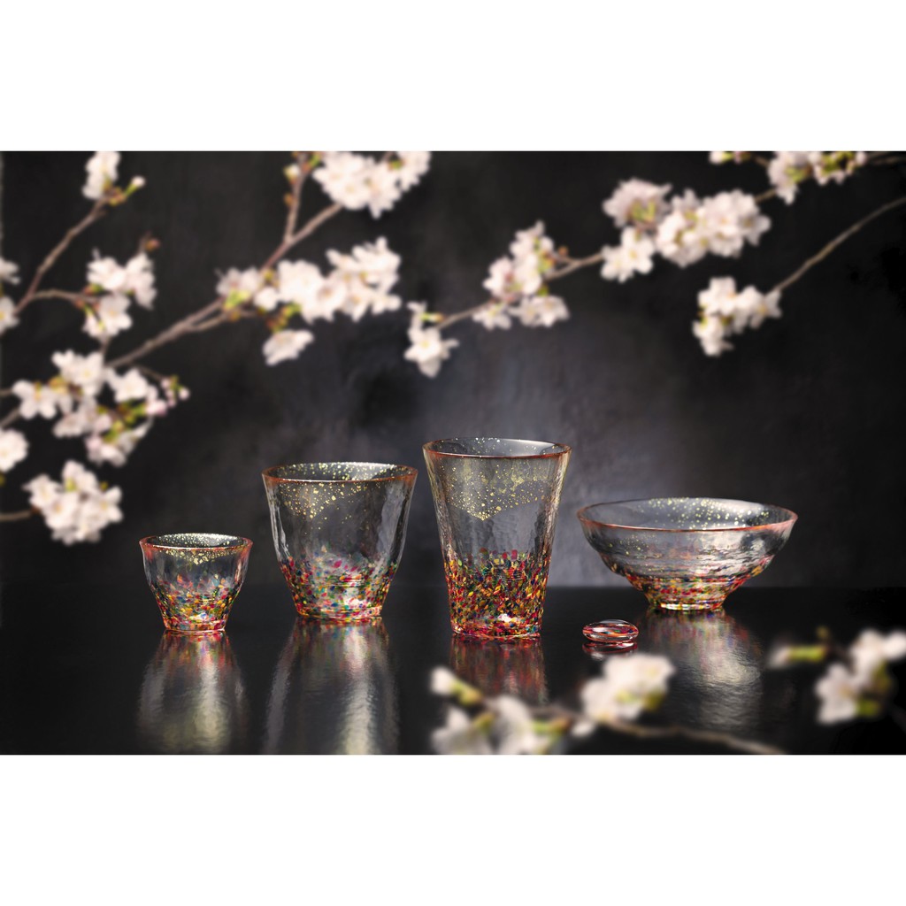 日本津輕 手工金箔公杯 祭典 花火 (兩款) 金益合Drinkeat, , large