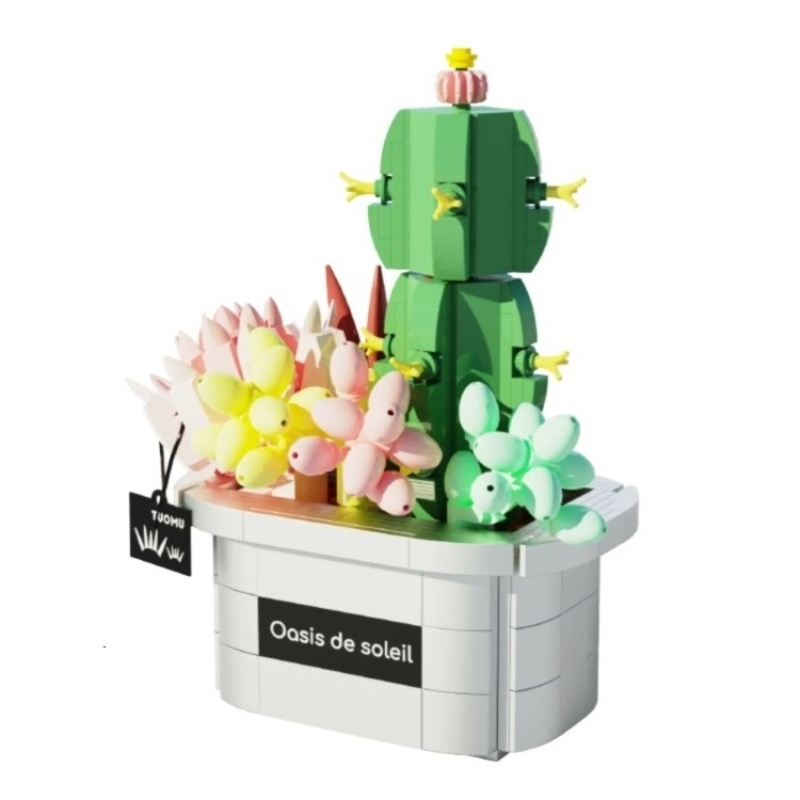 [積木共和國] 【拓木】6003-6006 花園派對系列(益智拼裝積木), , large