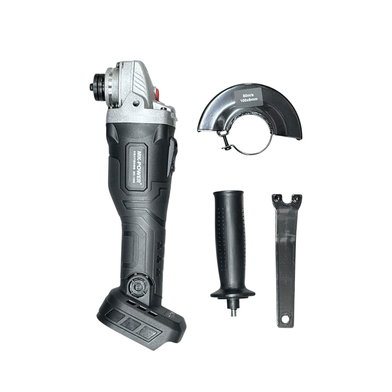 WIN五金 MK-POWER 18V無刷充電式4英吋平面砂輪機 <MK-1008+6.0電池套組> 研磨機 可直上牧田原廠電池做使用, , large