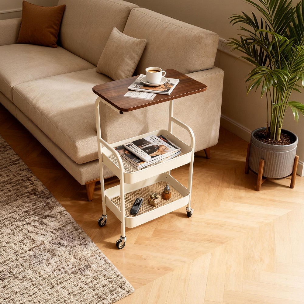 桌面三層收納推車, , large