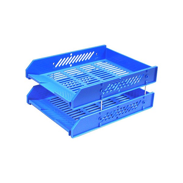 龍和 二層公文架 (DR-421)灰