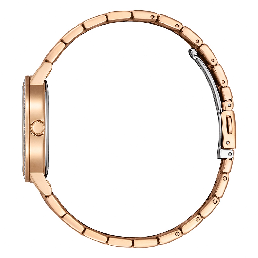 CITIZEN 星辰 晶鑽珍珠貝石英女錶-玫瑰金/31.2mm EL3108-53D, , large