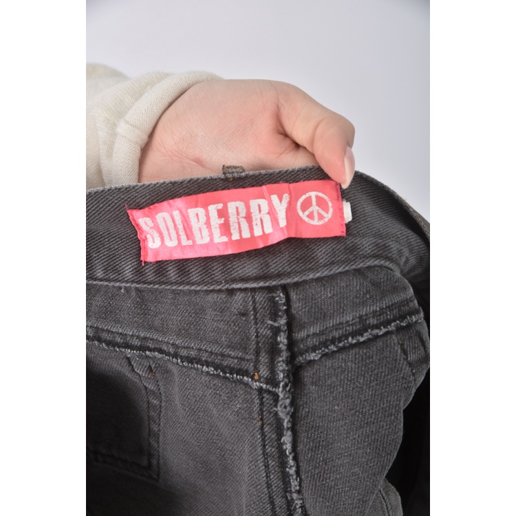 (XL) solberry質感灰色短褲二手衣, , large