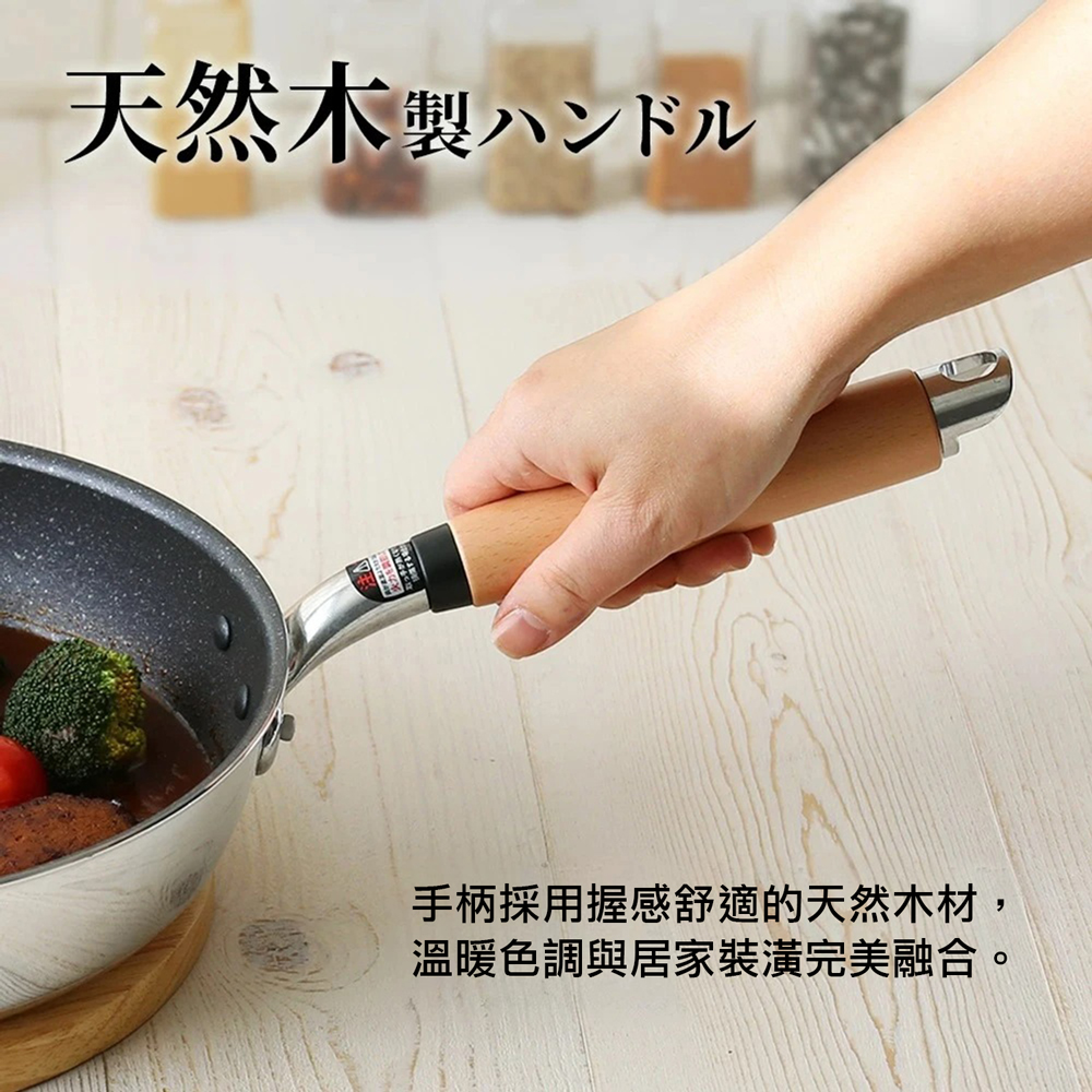 【日本北陸hokua】日本製極大金IH輕量級不沾玉子燒3件組(玉子燒+蓋+鏟)不挑爐具/可用金屬鏟, , large
