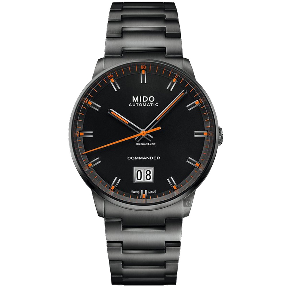 MIDO 美度 COMMANDER 香榭系列大日期機械錶-42mm M0216263305100, , large