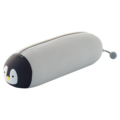 日本LIHIT A-7781 矽膠橫式筆筒/鉛筆盒(多款)柴犬*大, , large