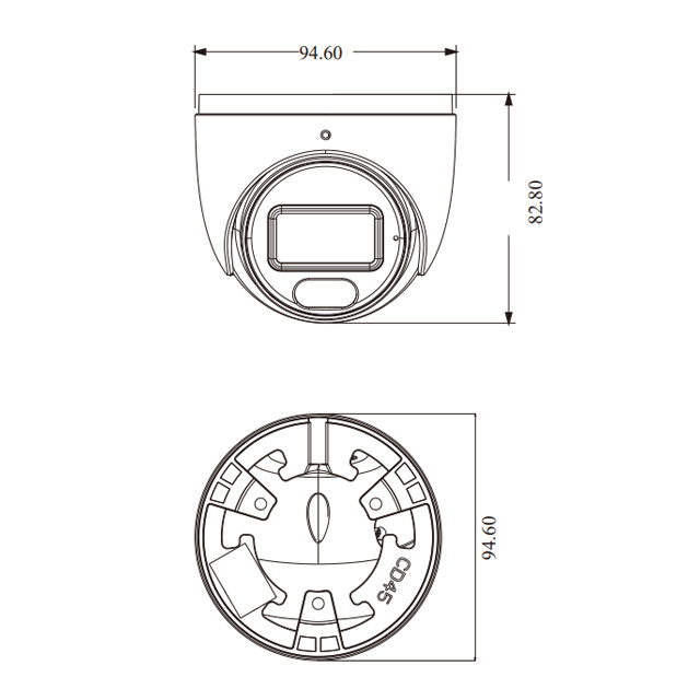 昌運監視器 昇銳 HS-D071JF-P 500萬 日夜全彩高規格攝影機 內建麥克風, , large