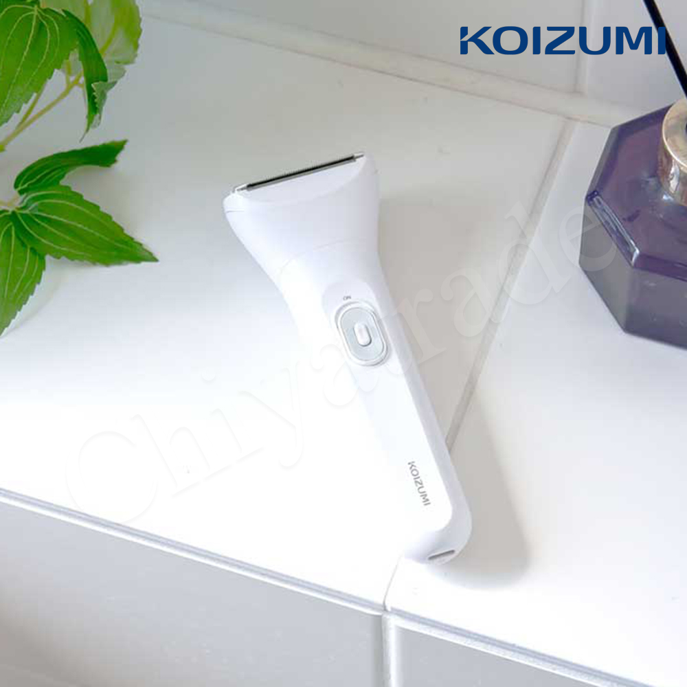【日本小泉KOIZUMI】USB充電式 乾濕兩用 防水電動除毛 得體刀 防水設計(贈清潔刷+充電線)-白, , large