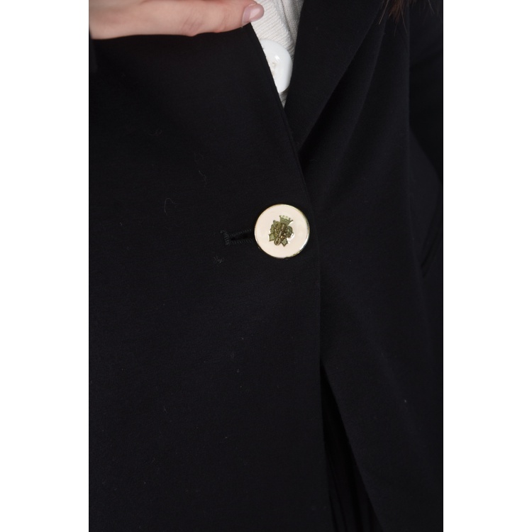 (S) ZARA質感西裝黑色外套二手衣, , large