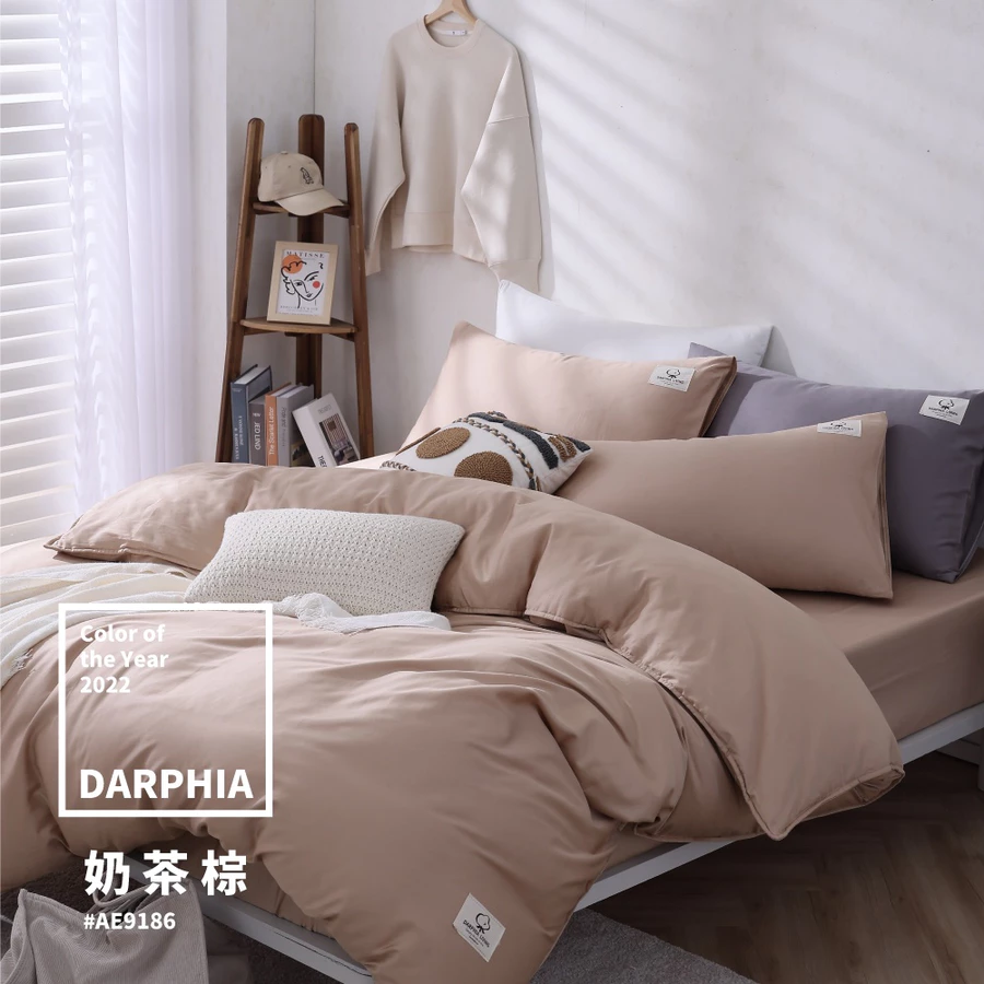 【Darphia 朵法亞】棉眠床包_厚墊專用_奶茶金星, , large