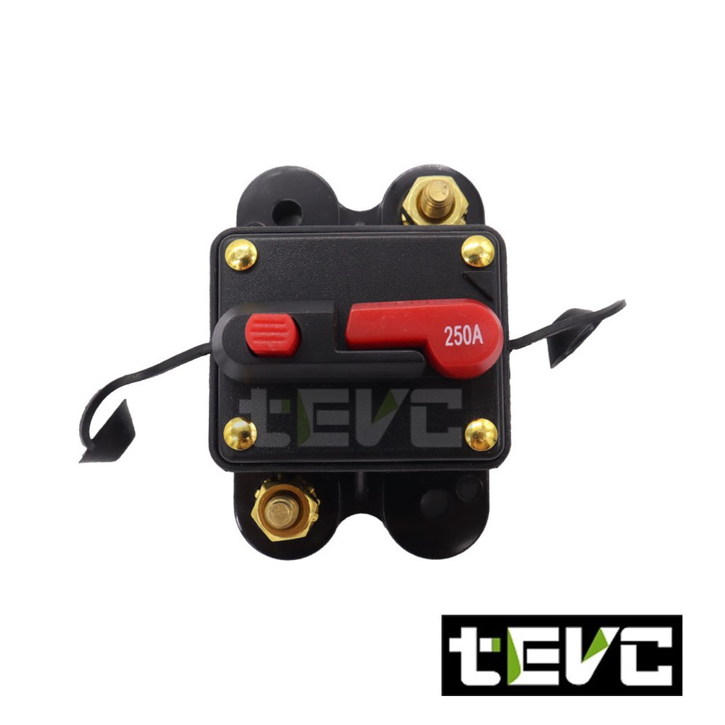 《tevc》F002 開關型 保險絲 無熔絲開關 直流 手動斷電器 60A, , large