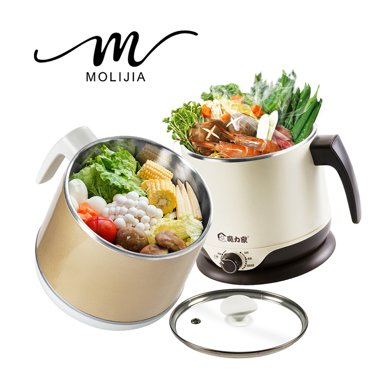 【MOLIJIA】2.2L Instant Hot & Dry Multifunctional Electric Cooker - Champagne Gold, , large