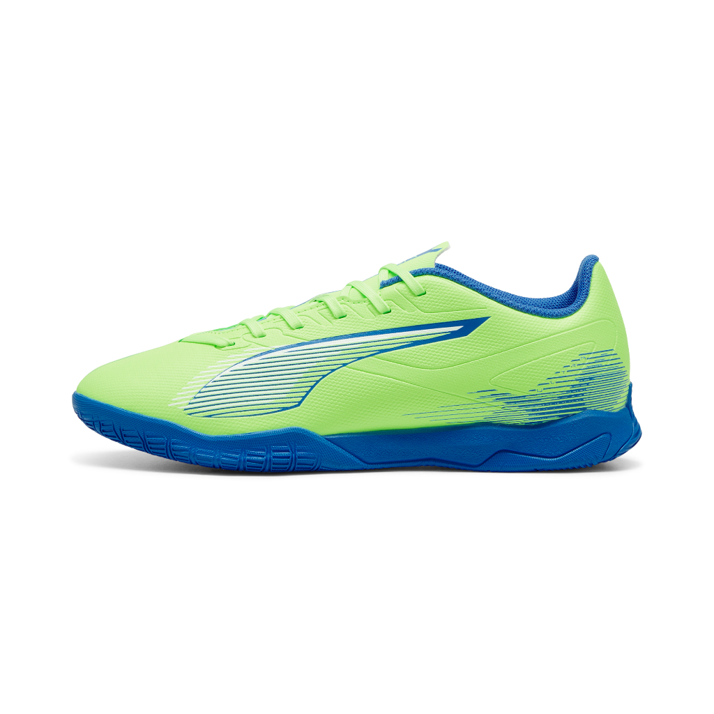 PUMA ULTRA 5 PLAY IT 成人 青蘋綠/藍 全尺寸平底鞋 室內足球 10790703【樂買網】, , large