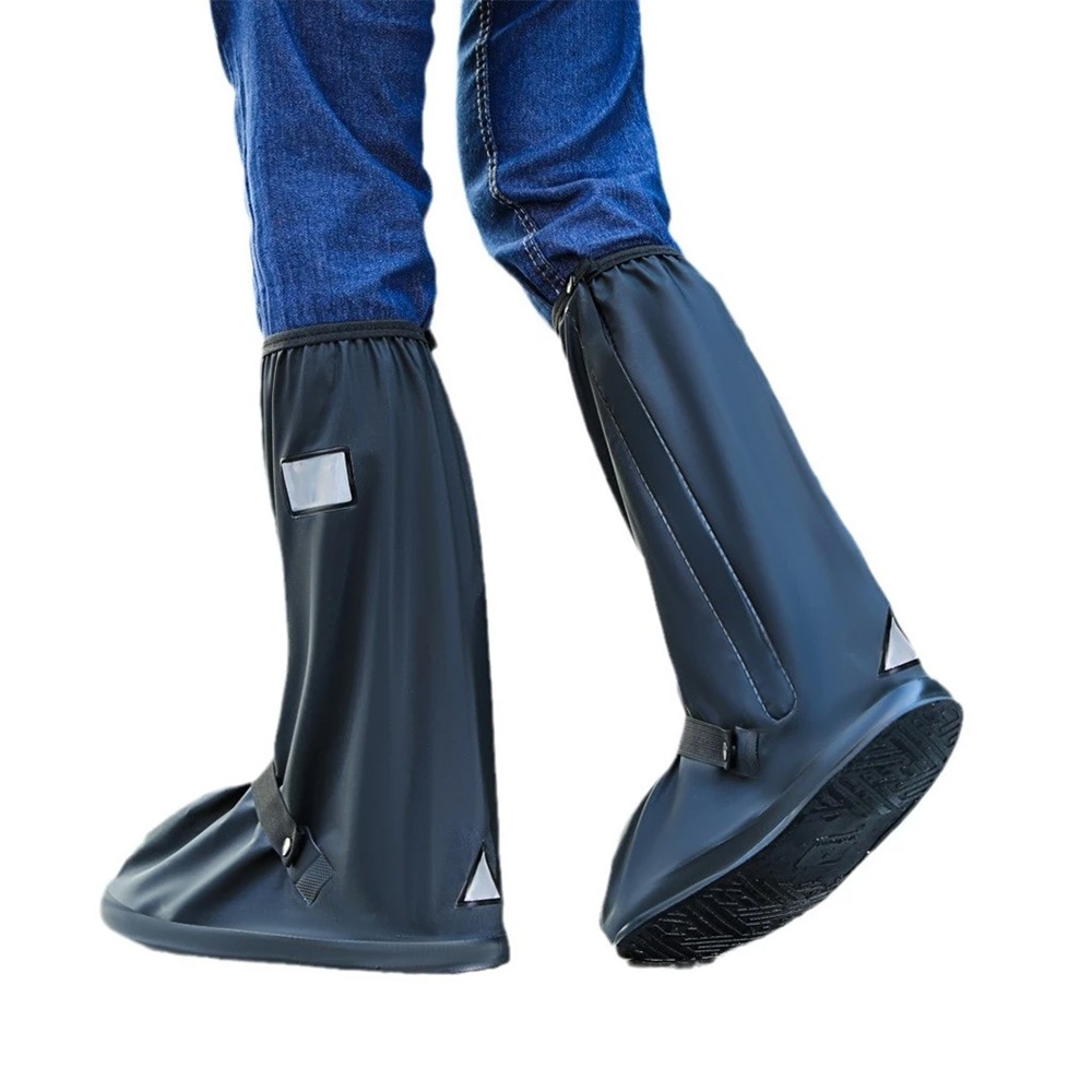 【Chuang Yi】All-around high-top thick-soled rain boot covers, , large