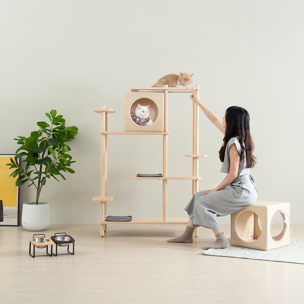 【paipaipets】Bien Bien Cat Tree - Short-Legged Cat Standard Jumping Platform, , large