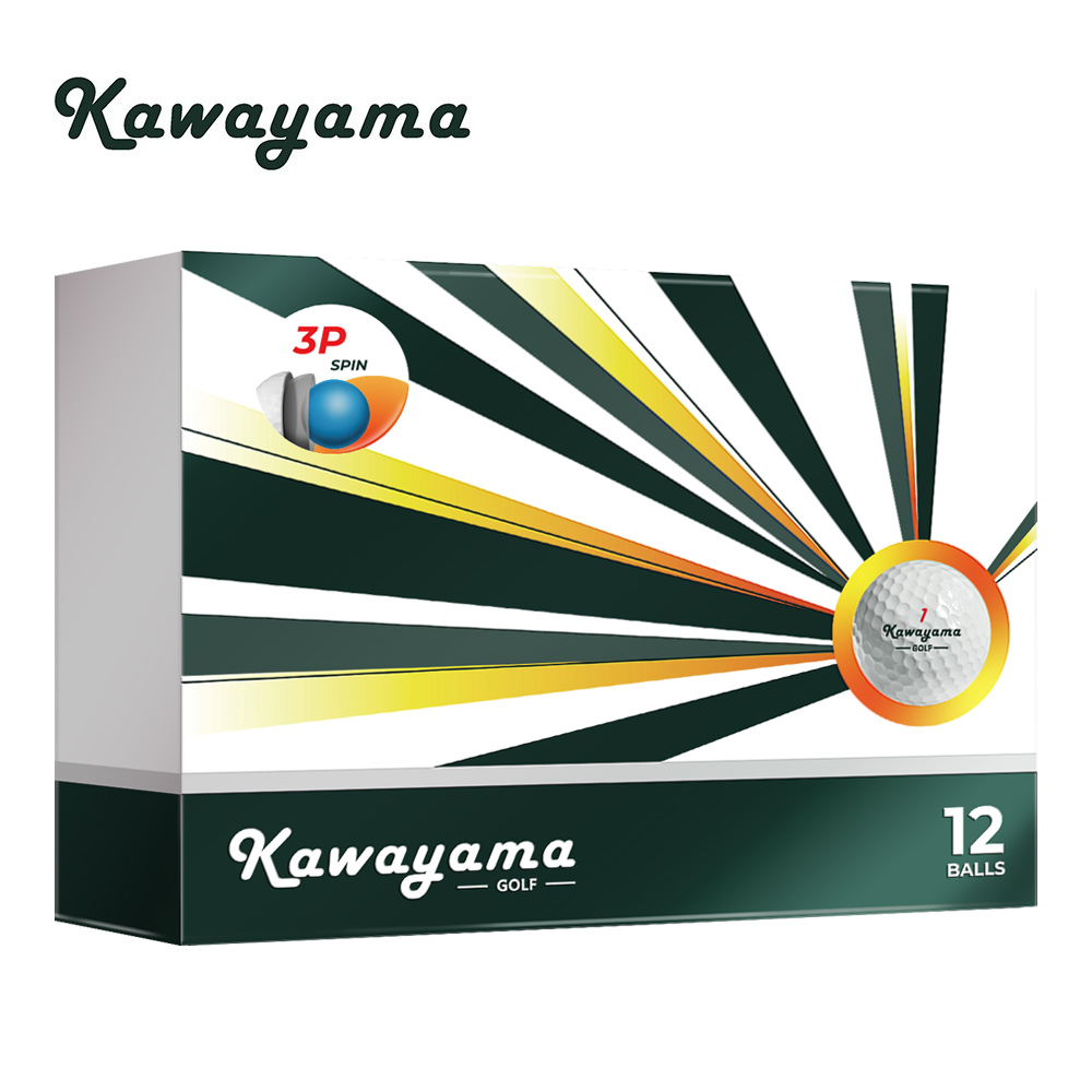 Kawayama GOLF (Surein Series) 3-Layer Balls (1Dozen- 12balls), , large