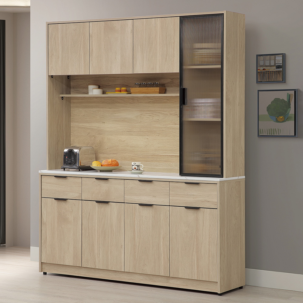 【Hampton 漢汀堡】凡可5.3尺碗盤櫃組, , large