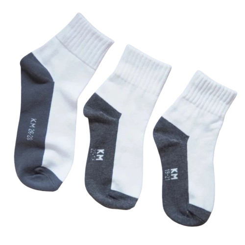 [Kaimei Cotton Industry] 12 pairs per dozen at a discounted price ❗ MIT made in Taiwan antibacterial deodorizing pure cotton student socks, , large