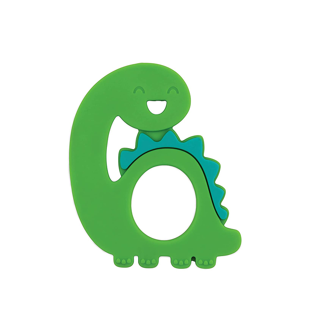 Bumkins 矽膠固齒器-恐龍, , large