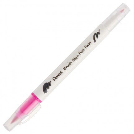 【 Pentel 飛龍 】雙頭柔繪筆 10支/盒 SESW30C   -  多款可選, , large