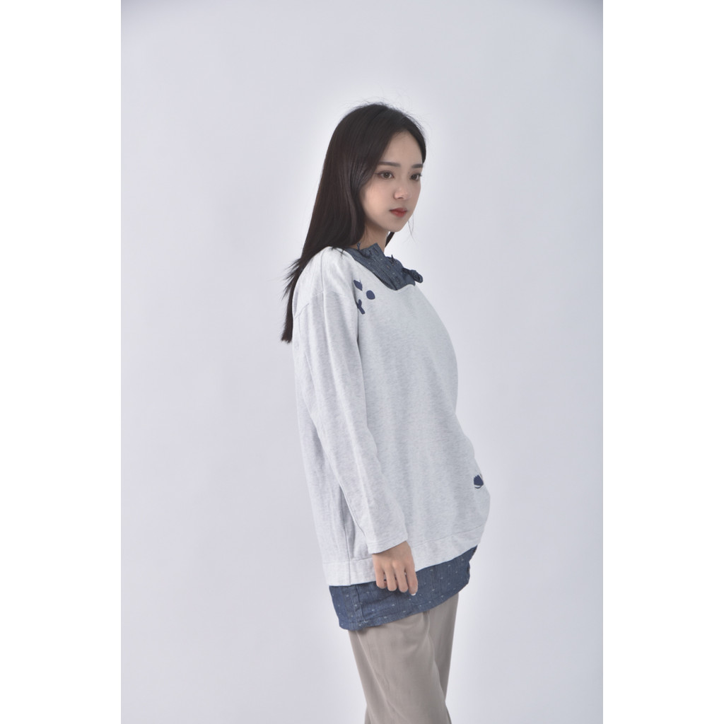 (XL) s d g連帽灰色長袖上衣二手衣, , large