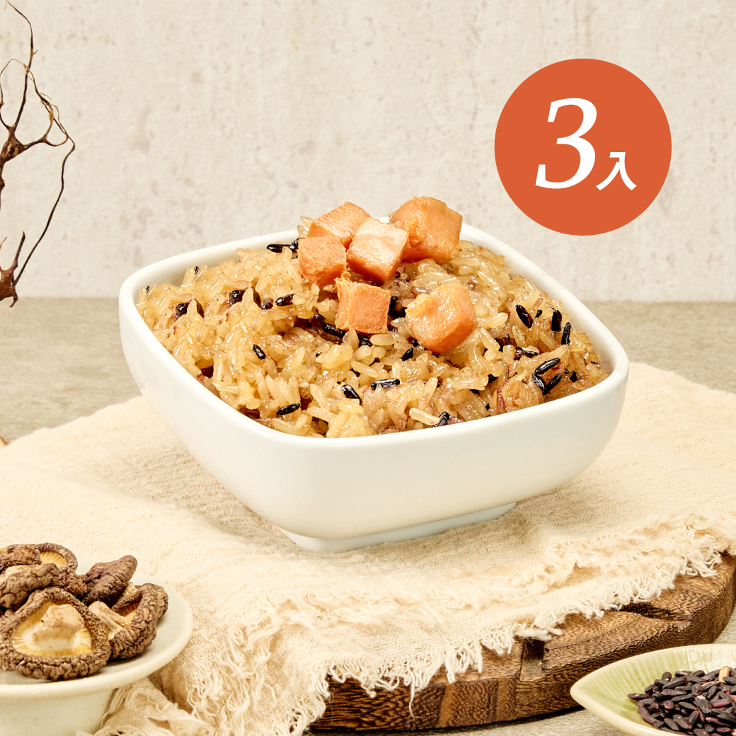 【冊子生活購】素油飯375g*3盒, , large