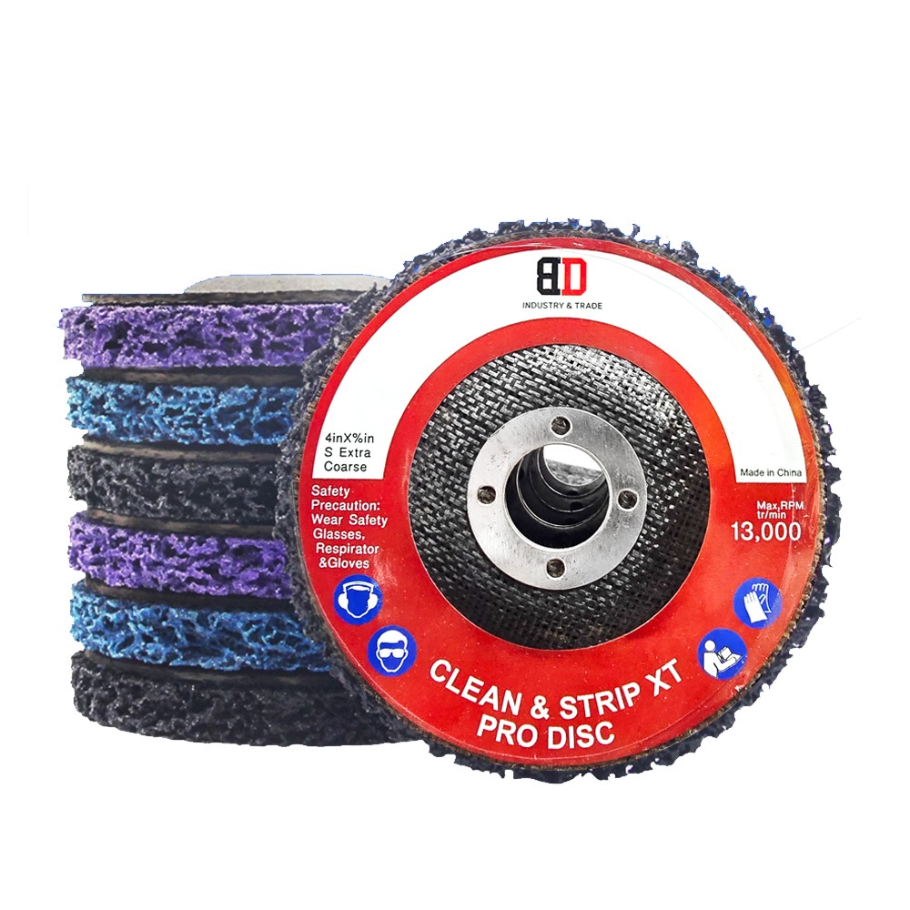 台灣現貨！黑金剛 黑輪 紫輪 4吋平面砂布輪 紅砂 氧化鋁 百頁輪 拋光輪 百頁砂輪片 去漆 除鏽輪 研磨輪 除漆, , large