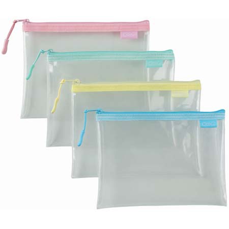 COX三燕 NO.850H 環保透明拉鍊袋 A6, , large