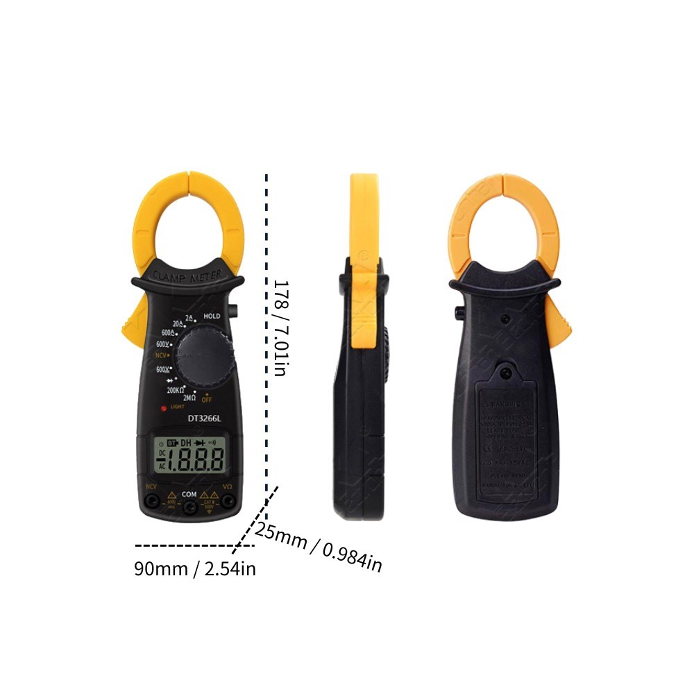 Clamp-on multimeter, , large
