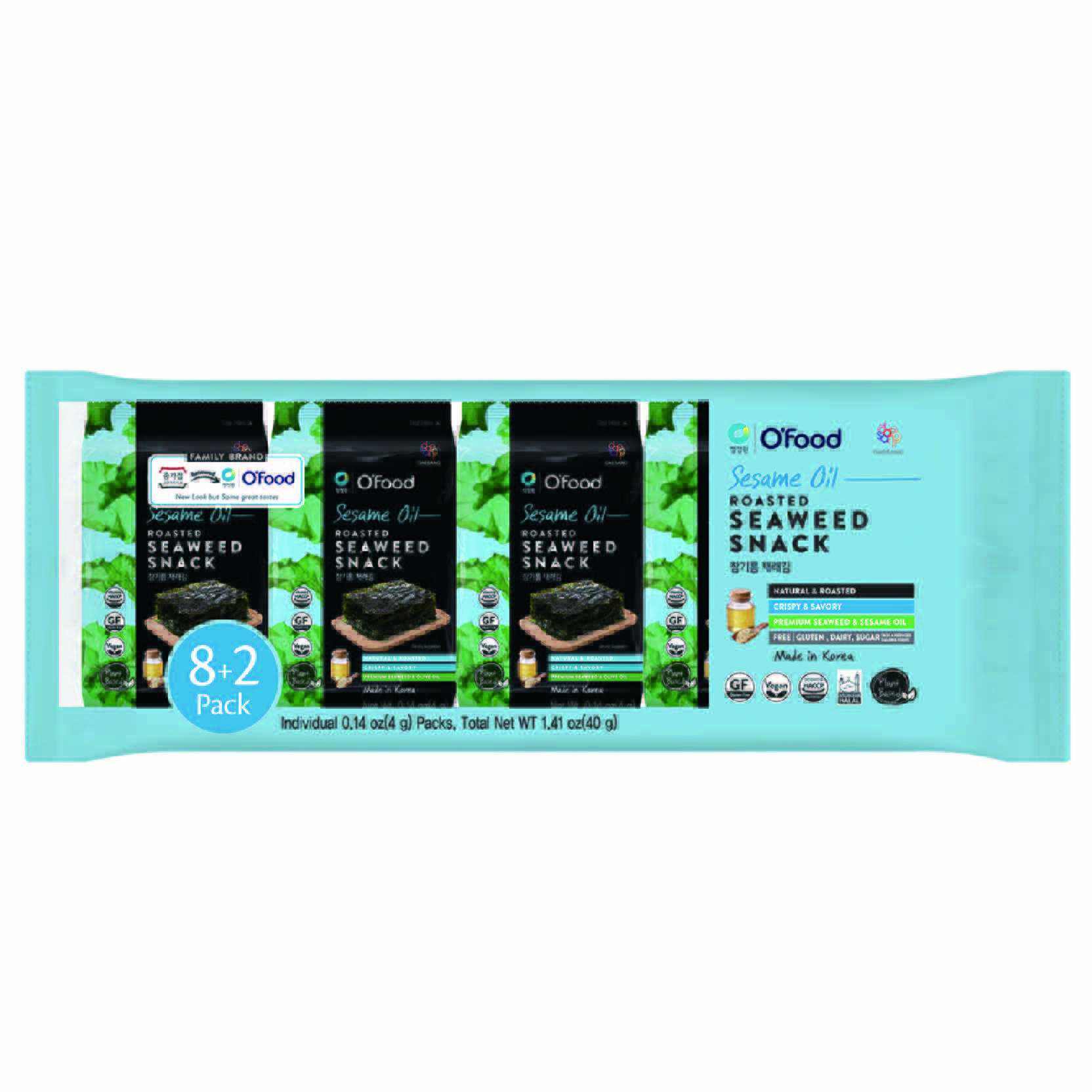 ROASTED SEAWEED SNACK(SESAME OIL)