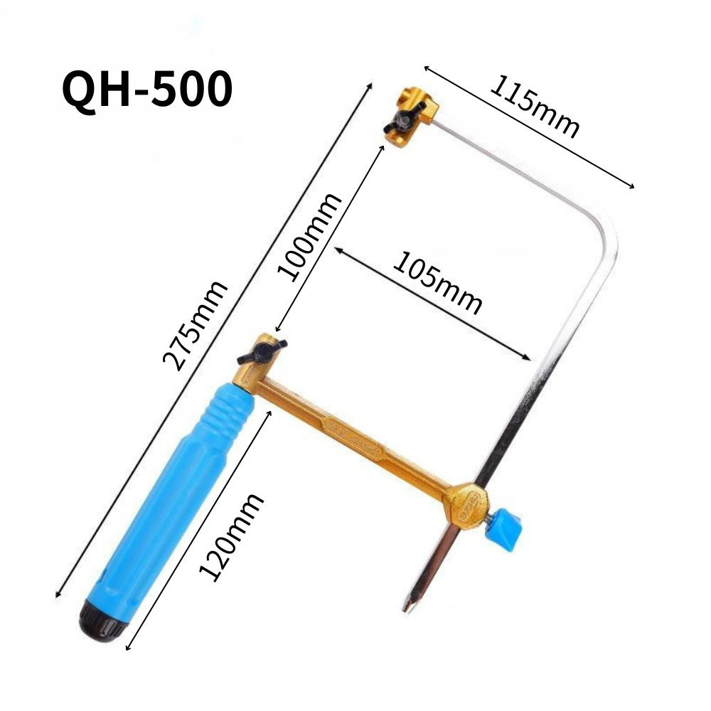 Mini woodworking lace saw - 500mm bow (saw blade not included), , large