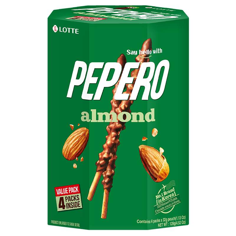 LOTTE Pepero-Almond 128g, , large