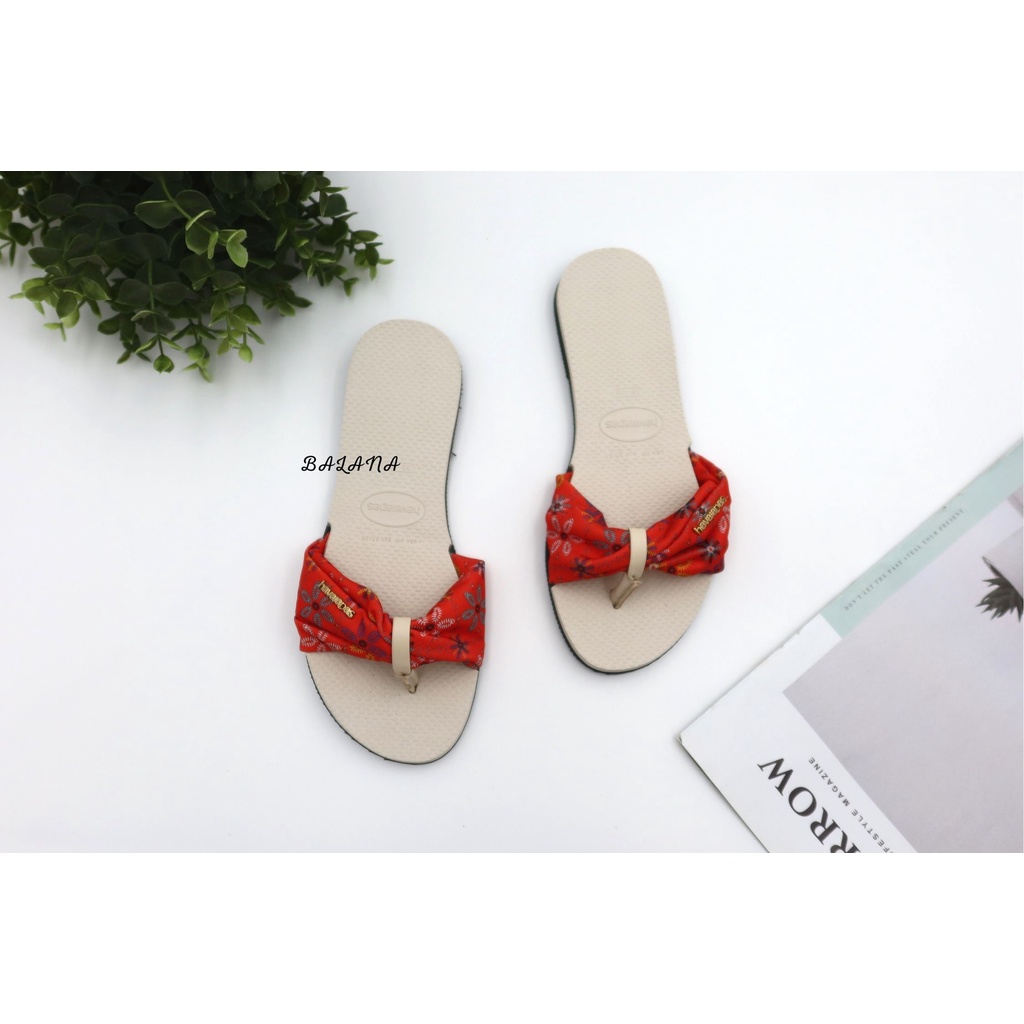 『當天出貨』[巴拉娜巴西人字拖專賣店]中壢實體店面 Havaianas YOU TROPEZ 沙灘 海灘 海邊夾腳拖/人字拖鞋 米結/橘藍色/米紅, , large