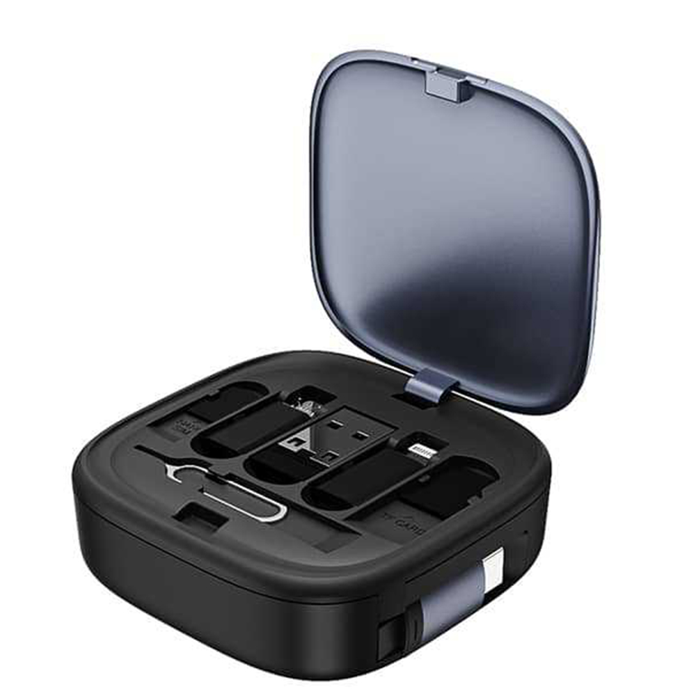 60W 5-in-1 Retractable Charging Cable Kit | Fast Charging | Compact & Travel-Friendly | Multi-Device Compatibility, , large