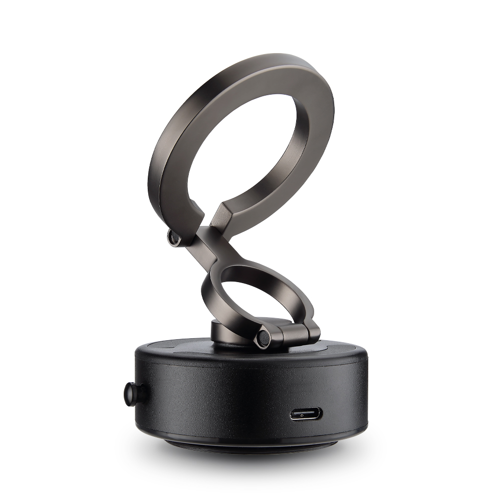 [RONEVER] 強磁真空吸附手機支架 PD055 黑, , large