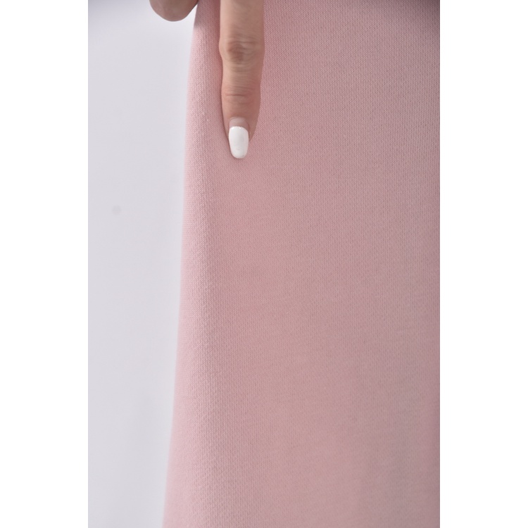 (S) 【安于晴Charlene私服】yuyu高腰運動質感棉質喇叭粉色長褲二手衣, , large