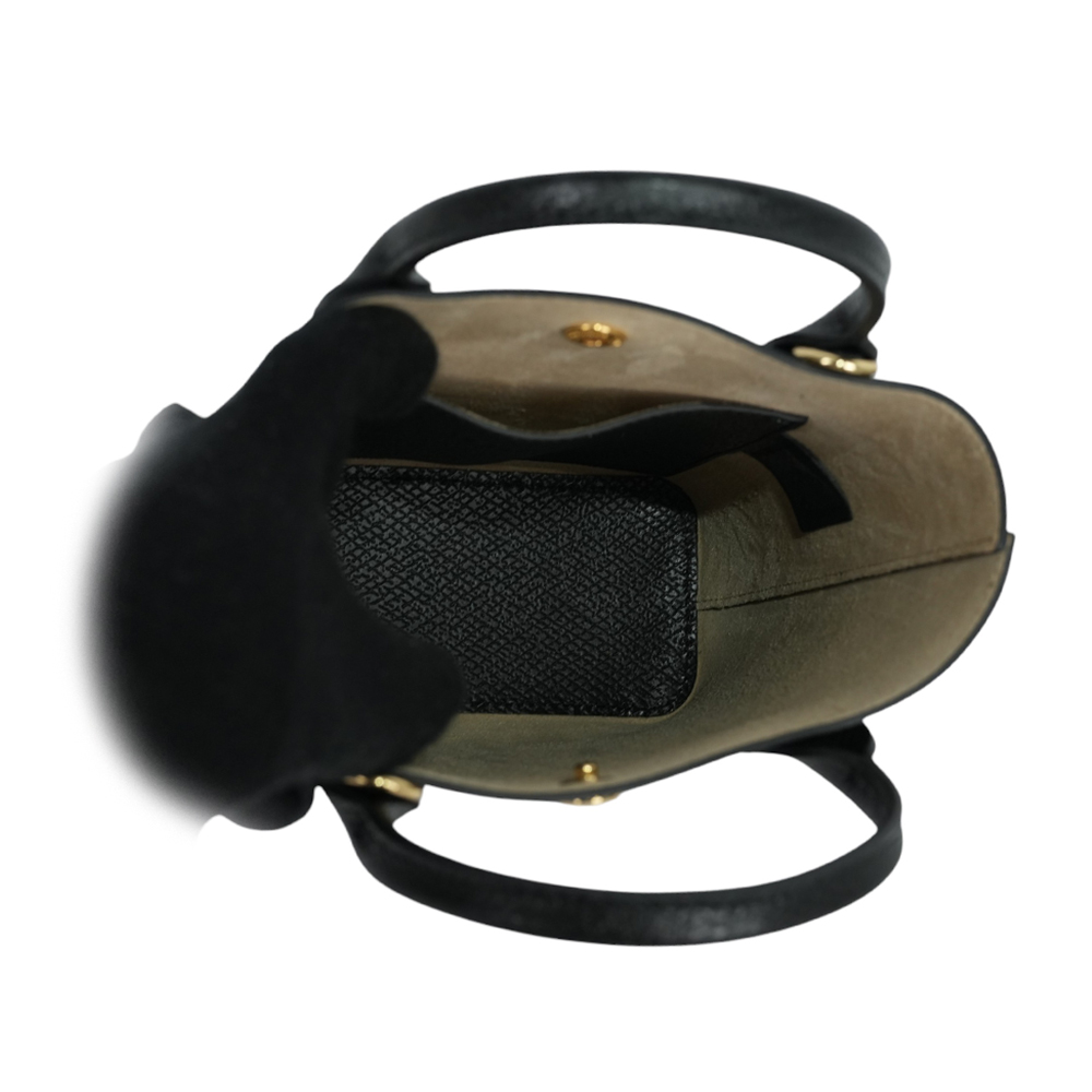 LONGCHAMP Epure XS 牛皮手提/斜背二用迷你托特包/黑色, , large