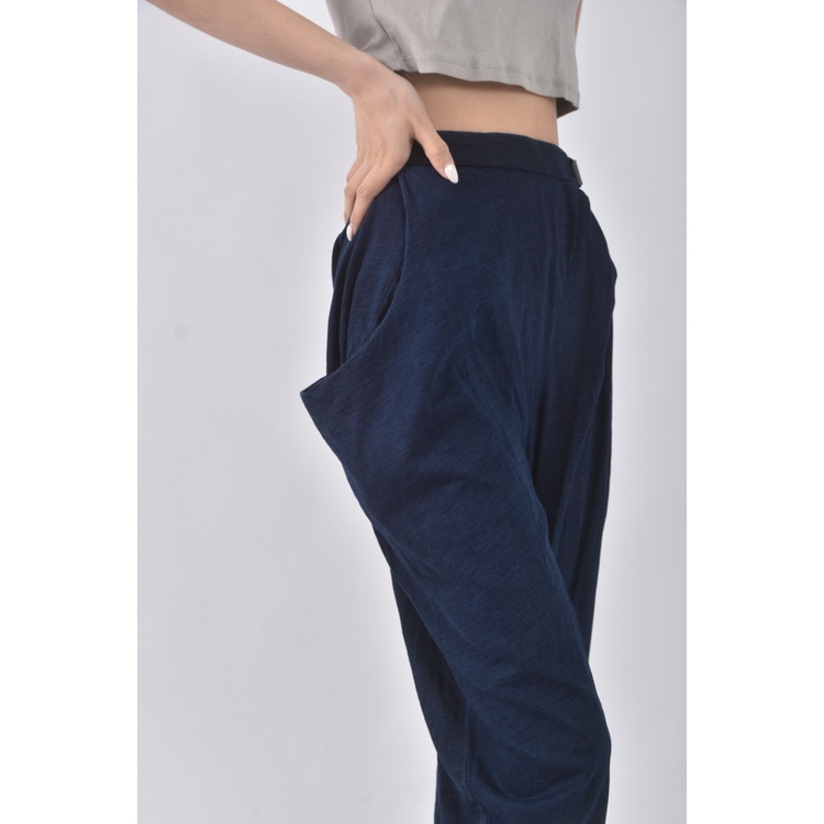 (L) 【德馨私服】puma高腰質感運動藍色長褲二手衣, , large