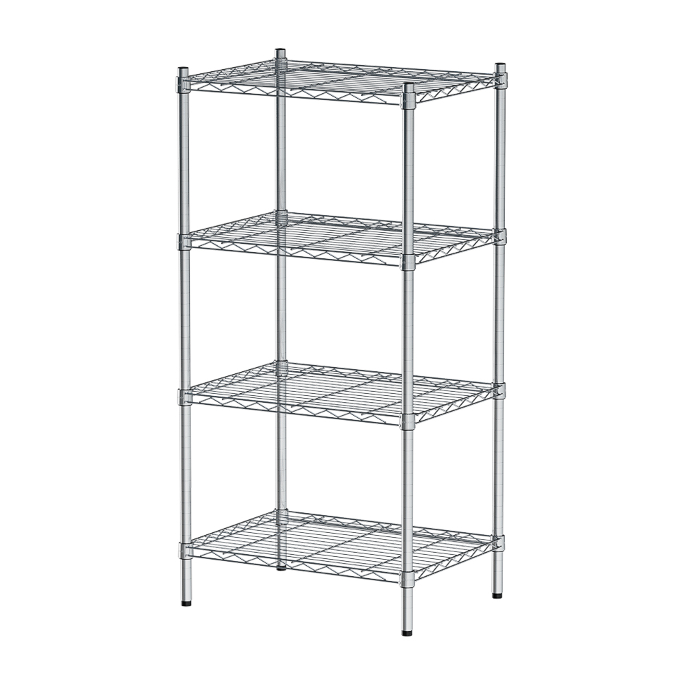 【Y HOUSE】60x45x120cm Lightweight Four-layer Iron Rack Iron Rack Shelf-Electroplating, , large