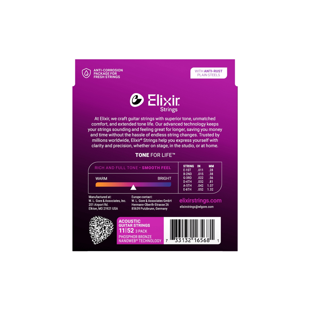 Elixir 16568 Nanoweb 11-52, , large