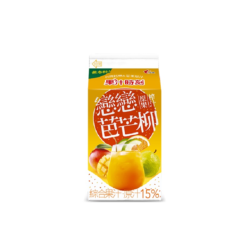 光泉果汁時刻-戀戀芭芒柳果汁375ml, , large